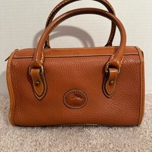 Dooney & Bourke Brown Leather Satchel, Preloved